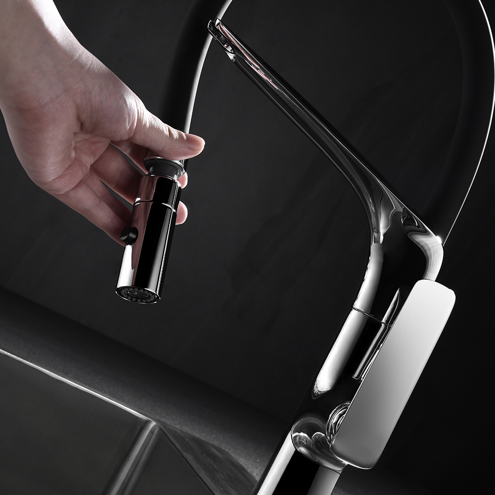 Nuevo diseño de 360 ​​grados Cartucho de cerámica flexible de 360 ​​grados de cerámica duradera grifo de cocina